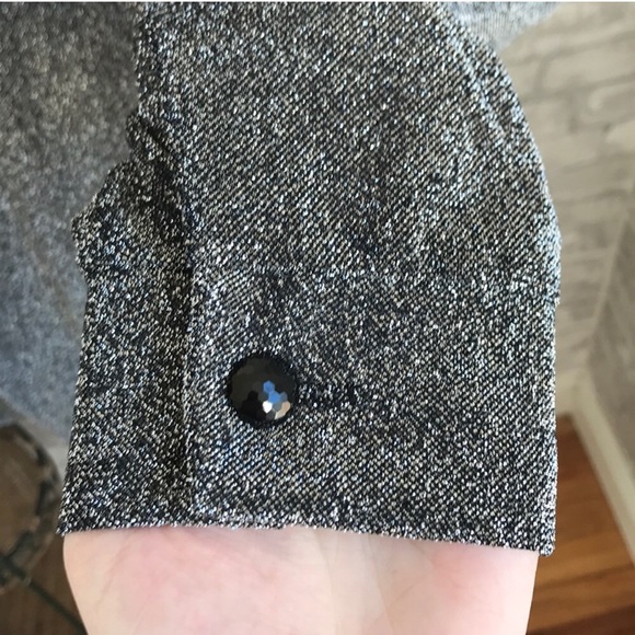 Vintage Silver Sparkle Button Down - Picture 5 of 7
